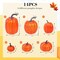 Foam Pumpkins Assorted Sizes Fake Pumpkins Bulk for Decorating Fall Halloween Thanksgiving